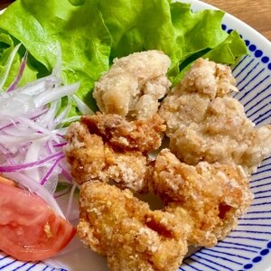 簡単！味付けはこれだけ！ちょい辛からあげ